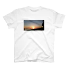 poteto-pのあの日見た夕日 Regular Fit T-Shirt