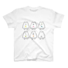 pitpotpatのくまのOBAKE・たくさん スタンダードTシャツ