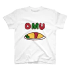 旻天堂(旧 ゆうれい星)のOMU OMU (余白有りVer.) スタンダードTシャツ