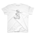 精良雑貨エクセレントのchoshoku_tabe_GIRL_01 スタンダードTシャツ