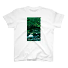 音楽と釣りのFishing Spot T shirts Trout スタンダードTシャツ