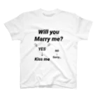 chidamanのMarry me Regular Fit T-Shirt