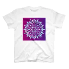 小枝[FunCoMadeメンバー]のMANDARA-purple&light blue- スタンダードTシャツ