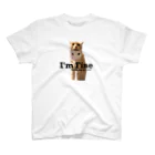 QQ_ooo_の元気なネコ Regular Fit T-Shirt