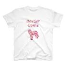 onehappinessのボーダーコリーとデイジー スタンダードTシャツ