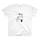 toshi1010のニャンコパンダ🐼 スタンダードTシャツ