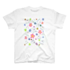 ほんごうののスケート靴　［花］ Regular Fit T-Shirt