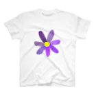 An-nyanの紫の花 Regular Fit T-Shirt