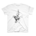 sakamichi_goodsのFlowers Sketch Regular Fit T-Shirt