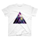 SANKAKU DESIGN STOREのFUNKY TRIANGLE LOGO。 A/宇宙 スタンダードTシャツ