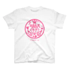 ABAX DIAMOND co.のABAX DIAMOND co. 丸型cute柄 Regular Fit T-Shirt