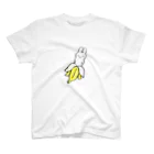 n_creaのうさぎバナナ Regular Fit T-Shirt
