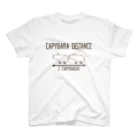 taupeのcapybara distance スタンダードTシャツ