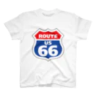 Puuun ShopのRoute66 ／ ルート66 スタンダードTシャツ