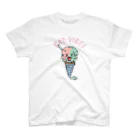 BAD VIBESのIce Tee (White) Regular Fit T-Shirt