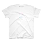 Tシャツ柄のTシャツ屋さんのTシャツ柄のTシャツ【グラデーションの線】【線画】【T-shirt】 スタンダードTシャツ