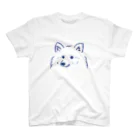 Chiyo.Wan(🐕🕊️のお店)のふわふわわんこTシャツ　(さわやかカラーVer.) Regular Fit T-Shirt