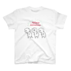 hatakeda_labの猫背なんです スタンダードTシャツ