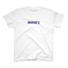 WAVE'S ORIGINAL DESIGNのW.O.D.  THE WAVE'S BLUE スタンダードTシャツ