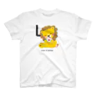 甲斐えるのブタ！ぶた！豚！のLion & letter スタンダードTシャツ