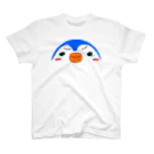 うーちゃんのおみせのなみだぐむペンギン（青ふち）  Regular Fit T-Shirt