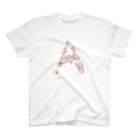 ハナミズキフォント_誕生・結婚・出産祝いのA_ハナミズキフォント Regular Fit T-Shirt