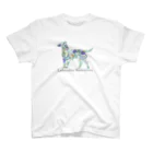 AtelierBoopの花　ボタニカル　ラブラドール Regular Fit T-Shirt