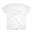 十姉妹のふわふわなねこ(パステルカラー) スタンダードTシャツ