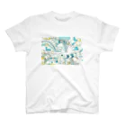 ポストカード作家の空飛ぶ魚 Regular Fit T-Shirt