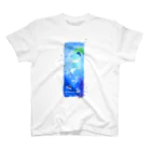 Hi*roomのベニクラゲとシュモクザメの四角い海 Regular Fit T-Shirt