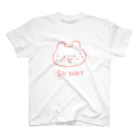 kumanekonomoriの暑がりさん(ピンク) スタンダードTシャツ