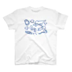 おかのはなみのdrawing（青） スタンダードTシャツ