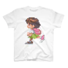 ドローラインの海腹川背　ドット絵 スタンダードTシャツ