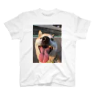 やまねっこ洋服店のゆかいな犬3Dシャツ 笑顔ver Regular Fit T-Shirt