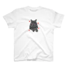 テンちゃん一家の黒猫レイリー2 スタンダードTシャツ