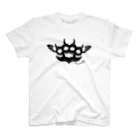 Ruuka SpikaのRyoku-Knuckle devil b-white Regular Fit T-Shirt