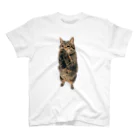 NEKOTORU（ねことる）の祈るキジトラ猫 티셔츠