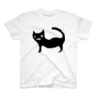 sugawara.no.utuwaの黒い猫 スタンダードTシャツ