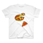 水彩イラストグッズのPIZZA Regular Fit T-Shirt