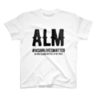 SANKAKU DESIGN STOREのAsian Lives Matter。 黒 スタンダードTシャツ