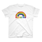 ことり屋のドット虹レインボー Regular Fit T-Shirt