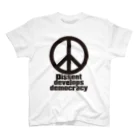 AURA_HYSTERICAのPeace_Symbol Regular Fit T-Shirt