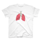 OGNdesignの肺　内臓　lung　NO.20 スタンダードTシャツ