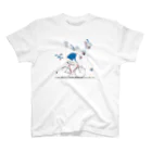 rinkoba_shopの自転車と植物のTシャツ Regular Fit T-Shirt