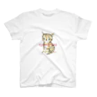 もりのうさこ＠6/1〜高円寺イココチさんにてポストカード展のKijitora Futa スタンダードTシャツ