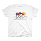 rinkoba_shopの自転車のTシャツ スタンダードTシャツ