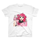 半熟たまこのふとまゆ女子高生 スタンダードTシャツ