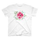 nonbirieartのお花デザイン Regular Fit T-Shirt