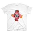 RIRI_designのBLACK LIVES MATTER（ブラック・ライブス・マター）サークル スタンダードTシャツ