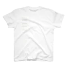 monochromeH2のthe tenderness  スタンダードTシャツ